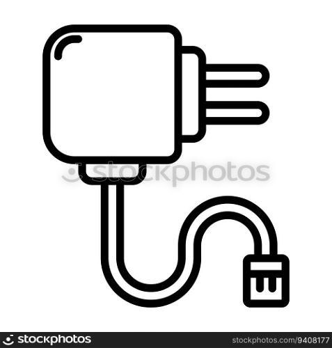 phone charger icon vector illustration logo deisgn
