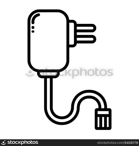 phone charger icon vector illustration logo deisgn