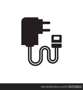 phone charger icon vector logo template in trendy flat style