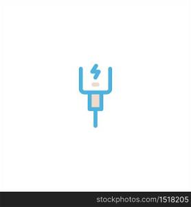 phone charging icon flat vector logo design trendy illustration signage symbol graphic simple