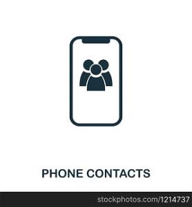 Phone Contacts icon. Flat style icon design. UI. Illustration of phone contacts icon. Pictogram isolated on white. Ready to use in web design, apps, software, print. Phone Contacts icon. Flat style icon design. UI. Illustration of phone contacts icon. Pictogram isolated on white. Ready to use in web design, apps, software, print.