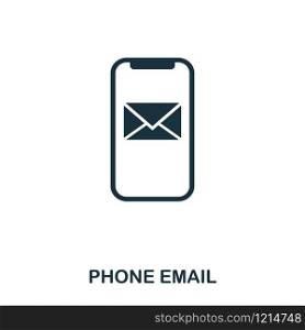 Phone Email icon. Flat style icon design. UI. Illustration of phone email icon. Pictogram isolated on white. Ready to use in web design, apps, software, print. Phone Email icon. Flat style icon design. UI. Illustration of phone email icon. Pictogram isolated on white. Ready to use in web design, apps, software, print.
