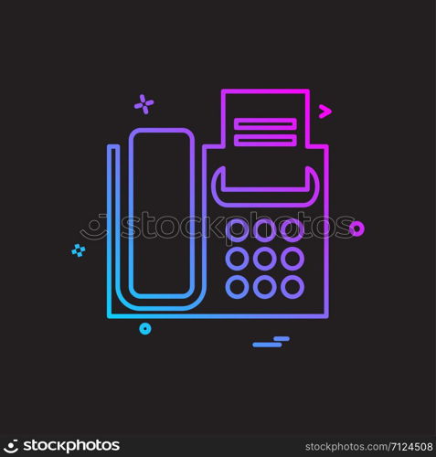 Phone icon design vector