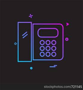 Phone icon design vector