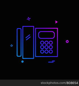 Phone icon design vector