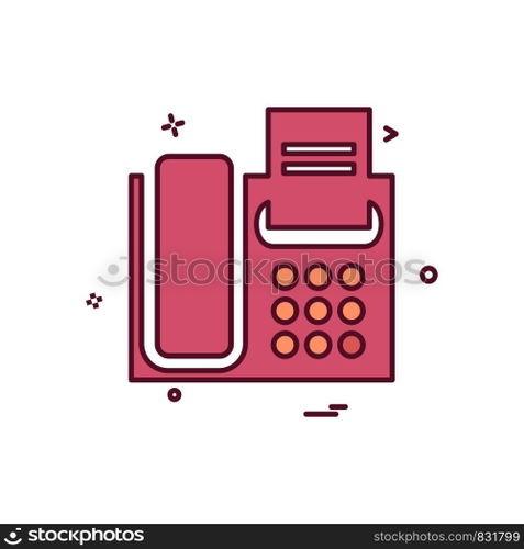 Phone icon design vector