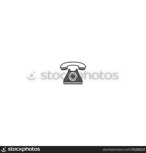 Phone icon logo vector template