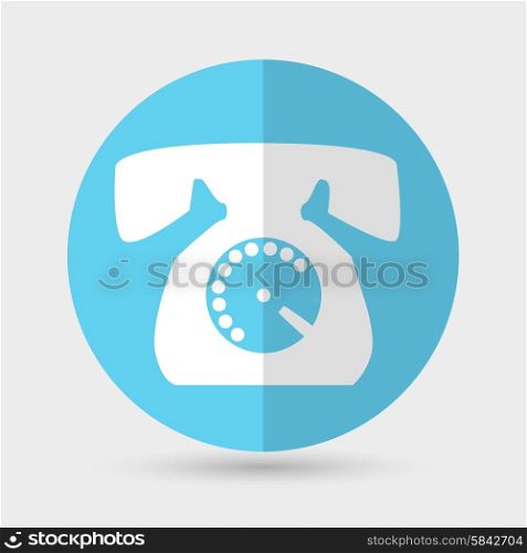 phone icon on a white background