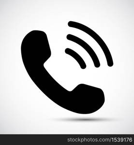 Phone icon Symbol Sign Isolate on White Background,Vector Illustration