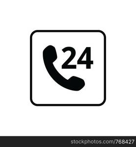 Phone icon vector. Call icon vector. Mobile phone. Telephone icon