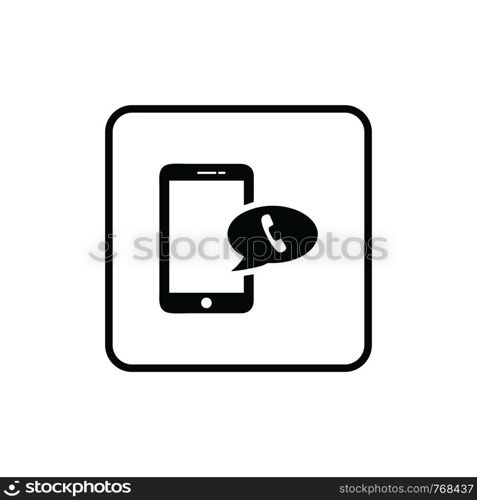 Phone icon vector. Call icon vector. Mobile phone. Telephone icon