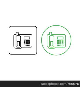 Phone icon vector. Call icon vector. Mobile phone. Telephone icon