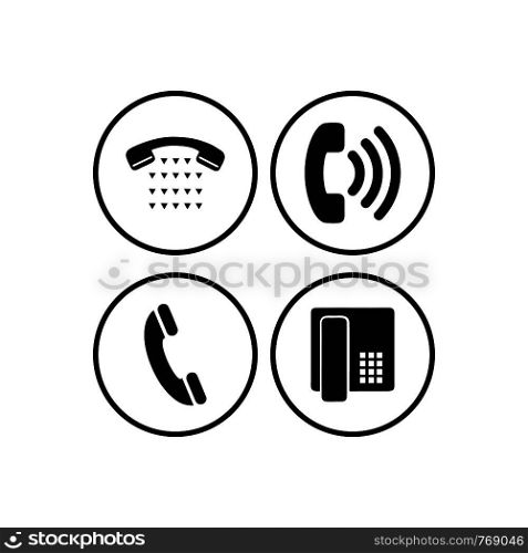Phone icon vector. Call icon vector. Mobile phone. Telephone icon