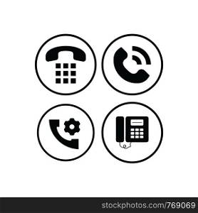 Phone icon vector. Call icon vector. Mobile phone. Telephone icon