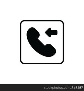 Phone icon vector. Call icon vector. Telephone icon