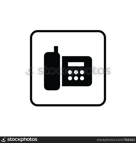 Phone icon vector. Call icon vector. Telephone icon