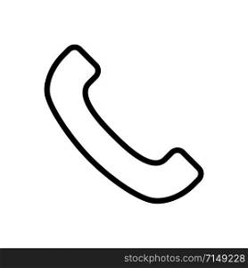 Phone icon vector design template on white background