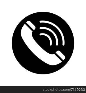 Phone icon vector design template on white background