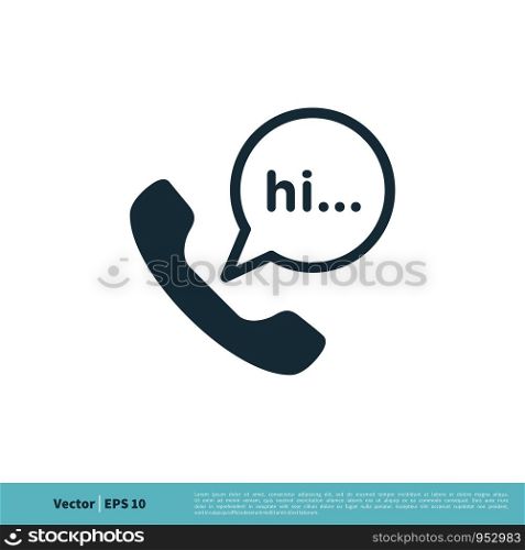 Phone Icon Vector Logo Template Illustration Design. Vector EPS 10.