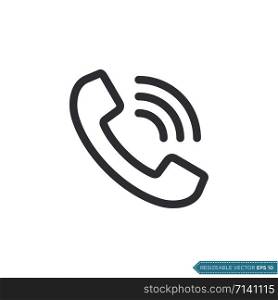 Phone Icon Vector Template Illustration Design