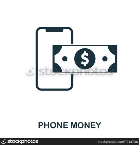 Phone Money icon. Flat style icon design. UI. Illustration of phone money icon. Pictogram isolated on white. Ready to use in web design, apps, software, print. Phone Money icon. Flat style icon design. UI. Illustration of phone money icon. Pictogram isolated on white. Ready to use in web design, apps, software, print.