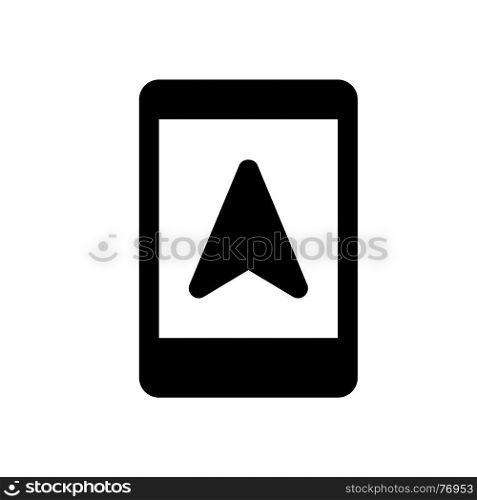 phone navigation, icon on isolated background