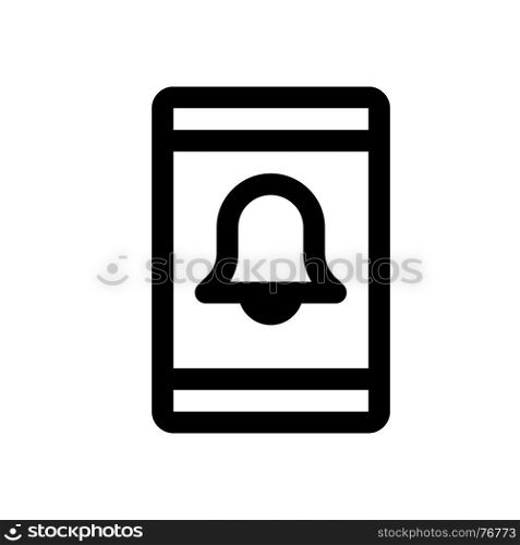 phone notification, icon on isolated background