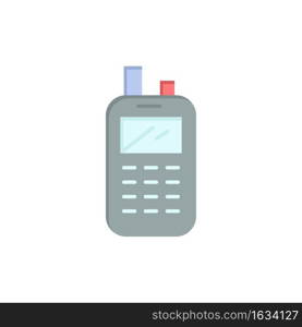 Phone, Radio, Receiver, Wireless  Flat Color Icon. Vector icon banner Template