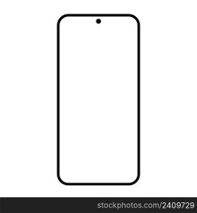 Phone screen mockup, poco smart phone screen x3 13 pro, stock illustration