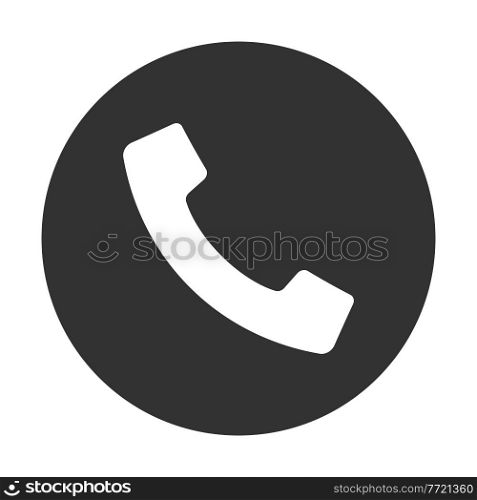 Phone simple flat icon, telephone support symbol. Call us concept. Vector illustration EPS10. o2021Phone simple flat icon, telephone support symbol. Call us concept. Vector illustration -06-12-01