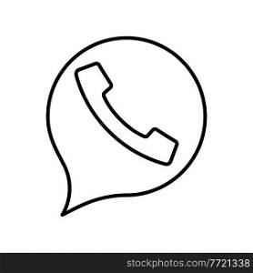 Phone simple line flat icon, telephone support symbol. Call us concept. Vector illustration EPS10. WebPhone simple line flat icon, telephone support symbol. Call us concept. Vector illustration