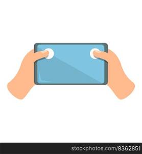 Phone touchscreen icon cartoon vector. Smartphone screen. Mobile app. Phone touchscreen icon cartoon vector. Smartphone screen