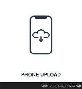 Phone Upload icon. Flat style icon design. UI. Illustration of phone upload icon. Pictogram isolated on white. Ready to use in web design, apps, software, print. Phone Upload icon. Flat style icon design. UI. Illustration of phone upload icon. Pictogram isolated on white. Ready to use in web design, apps, software, print.