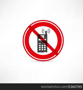 phone use is prohibited icon