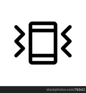 phone vibration, icon on isolated background