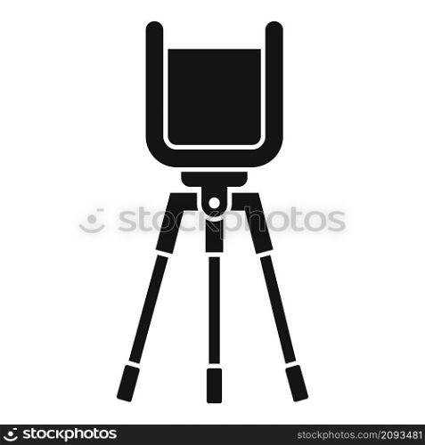 Phone video stand icon simple vector. Mobile tripod. Smartphone camera stand. Phone video stand icon simple vector. Mobile tripod
