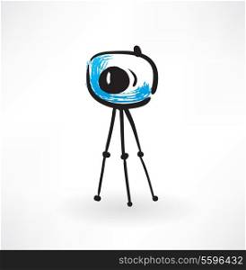 photo camera grunge icon