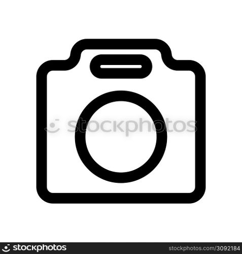 Photo Camera vector Icon on white background. Camera vector Icon