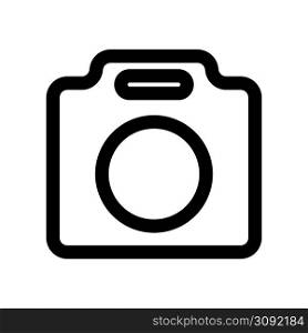 Photo Camera vector Icon on white background. Camera vector Icon