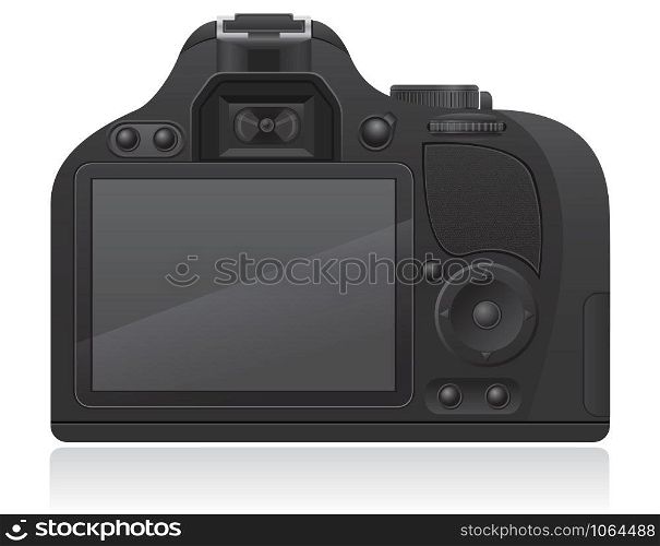 photo camera vector illustration isolated on white background
