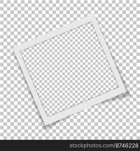 Photo frame on a isolated background, a mockup. Photo frame on a isolated background, mockup
