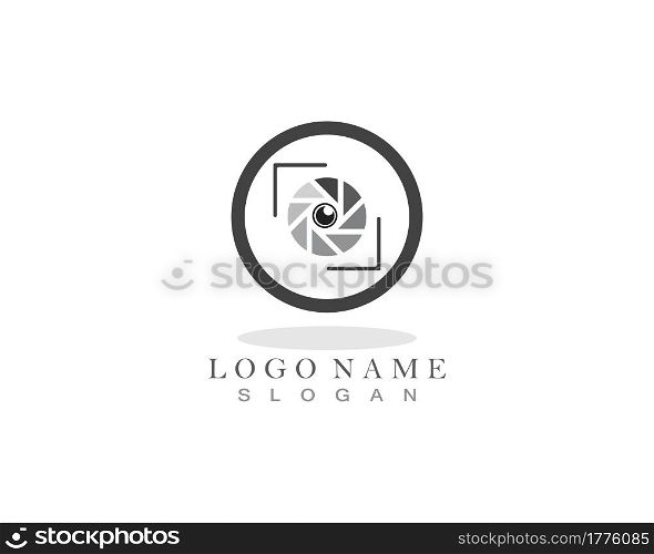 Photo Lens Logo Vector Icon