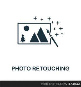 Photo Retouching icon. Simple element from design technology collection. Filled Photo Retouching icon for templates, infographics and more.. Photo Retouching icon. Simple element from design technology collection. Filled Photo Retouching icon for templates, infographics and more