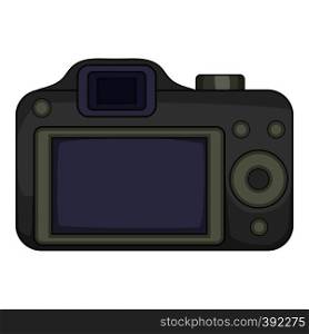 Photocamera icon. Cartoon illustration of photocamera vector icon for web. Photocamera icon, cartoon style