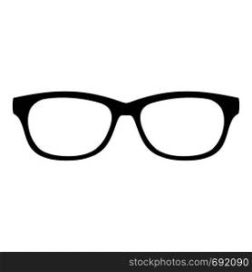 Photochromic spectacles icon. Simple illustration of photochromic spectacles vector icon for web. Photochromic spectacles icon, simple style.