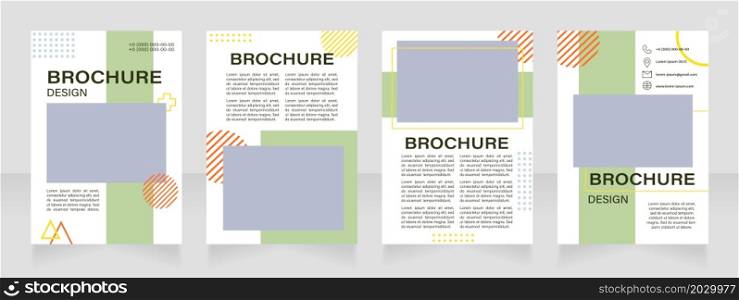 Photography editing course blank brochure layout design. Vertical poster template set with empty copy space for text. Premade corporate reports collection. Editable flyer paper pages. Photography editing course blank brochure layout design