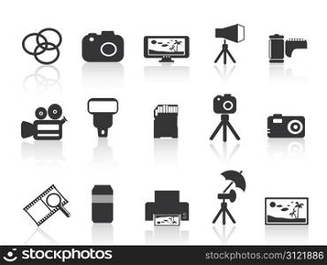 photography element icon for web design
