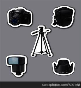 photography equipment stickers