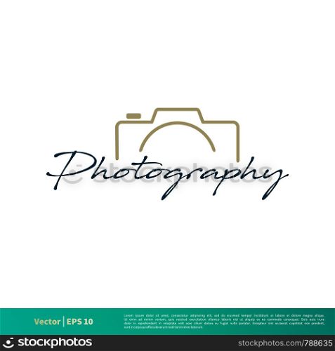 Photography Icon Vector Logo Template Illustration Design. Vector EPS 10.