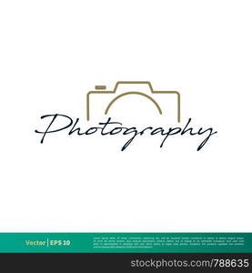 Photography Icon Vector Logo Template Illustration Design. Vector EPS 10.